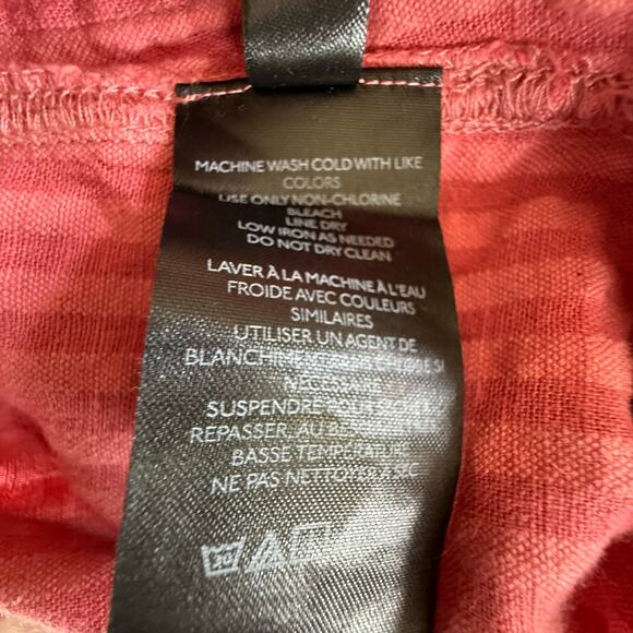 BDG Urban Outfitters Sadie Linen Blend Shortalls Overall Shorts Pink Sz Sml Boho - Picture 11 of 15